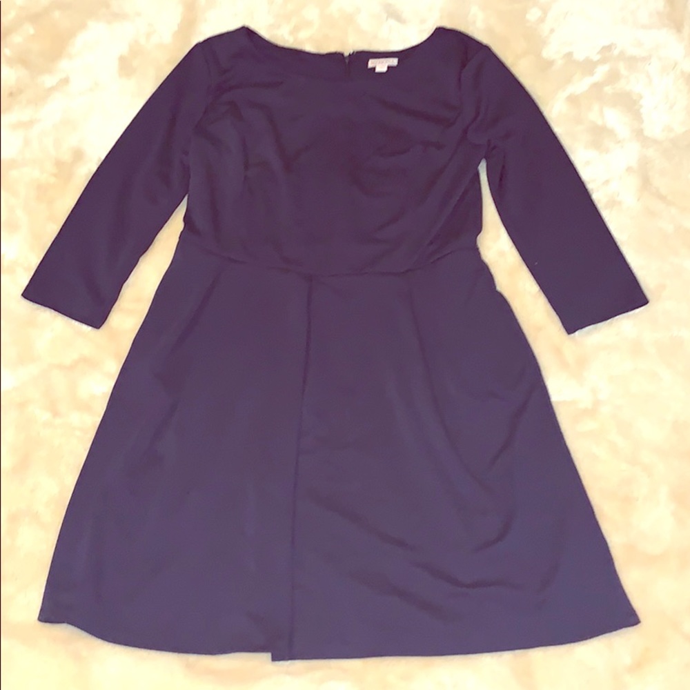 Merona navy 3/4 sleeve dress